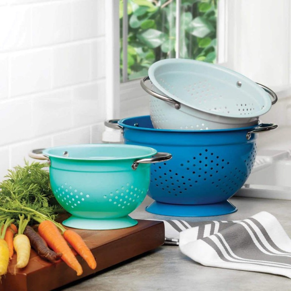 MIU 3-piece Colander Set, Blue